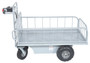 Vestil Steel Off-Road Traction Drive Cart - 500 lb Rough Terrain - Gray