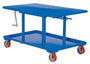 Vestil Steel High Profile Post Table - 24 In. x 42 In. 2000 lb - Blue