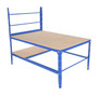 Vestil Steel Multi Purpose Packaging Work Bench - 73 In. x 49-1/4 In. x 64-5/16 In. 500 lb - Blue