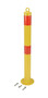 Vestil Steel Fixed Height Bollard - 3 In. x 3 In. x 35-1/2 In. - Yellow