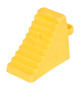 Vestil Polyethylene Wheel Chock - 8-1/2 In. x 4 In. x 5-7/8 In. 7,000 lb - Yellow