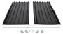 Vestil Polyethylene Heavy Duty D Style Hopper Lid Use with - 2-1/2 Cubic Yard Hoppers - Black