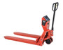 Vestil Steel Low Profile Pallet Truck with Scale and Printer - 66 In. x 28 In. x 48 In. 5000 lb - Red