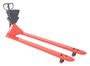 Vestil Steel/Plastic Pallet Truck - 109-3/16 In. x 27 In. x 48 In. 4000 lb Red with Black P-Caddy
