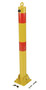 Vestil Steel Fold Down Bollard - 5-1/8 In. x 5-1/2 In. x 35-1/2 In. - Yellow