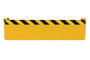 Vestil Steel Pallet Rack End Guard - 4-7/8 In. x 48-3/4 In. x 12-1/2 In. Yellow For Use with 42 In. Frames