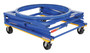 Vestil Steel Adjustable Pallet Carousel Stand with Casters - 48-13/16 In. x 40-1/2 In. x 18-13/16 In. 1500 lb - Blue