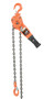 Vestil Steel Professional Lever Hoist - 20 Ft. Lift Height 1,500 lb - Orange