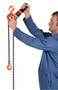 Vestil Steel Professional Lever Hoist - 20 Ft. Lift Height 1,500 lb - Orange