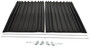Vestil Polyethylene Heavy Duty D Style Hopper Lid Use with - 3 Cubic Yard Hoppers - Black