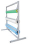 Vestil Steel Paper Dispenser Stand - 3 Tiered 36 In. Roll Width 219 lb - Gray