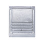 Vestil Cast Steel Wheel Chock - 8-1/4 In. x 8-9/16 In. x 7-1/8 In. - Silver