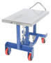 Vestil Steel Low Profile Post Lift Table - 34 In. x 20 In. x 26 In. 1000 lb - Blue