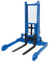 Vestil Steel Pallet Master/Server Stacker Reciprocating Air/Oil Powered - 50 In. Raised Height 4,000 lb - Blue