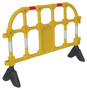 Vestil Plastic Interlocking Barrier - 15-1/2 In. x 59 In. x 40 In. - Yellow