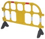 Vestil Plastic Interlocking Barrier - 15-1/2 In. x 59 In. x 40 In. - Yellow