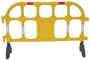 Vestil Plastic Interlocking Barrier - 15-1/2 In. x 59 In. x 40 In. - Yellow