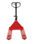 Vestil Wheel Nose Pallet Truck with Foot Pedal - 27 In. x 48 In. 5500 lb - Red
