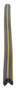 Vestil Rubber PVC Edge Guard - 3/4 In. x 3/4 In. Slot Black / - Yellow