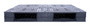 Vestil High Density Polyethylene Heavy Duty Rackable Pallet/Skid - 47-1/4 In. x 47-1/4 In. x 5-11/16 In. 3900 lb - Black