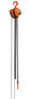 Vestil Professional Hand Chain Hoist - 10 Ft. Lift Height 2,000 lb - Orange
