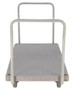 Vestil Plastic Heavy Duty Platform Truck - 2 Handles 67-1/2 In. x 30 In. x 34 In. 2000 lb - Gray
