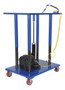 Vestil Steel Linear Actuated Low Profile Post Lift Table - 42 In. x 24 In. x 34 In. 1000 lb - Blue