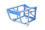Vestil Steel Economy Rotating Drum Cart with Steel Wheels - 31-3/4 In. x 19 In. x 21-1/2 In. 800 lb - Blue