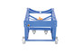 Vestil Steel Economy Rotating Drum Cart with Steel Wheels - 31-3/4 In. x 19 In. x 21-1/2 In. 800 lb - Blue