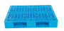 Vestil High Density Polyethylene Stackable Pallet/Skid with Reinforcing Steel Tubes - 39-1/4 In. x 47-1/8 In. x 6 In. 13,200 lb Static Floor - Blue