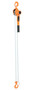 Vestil Steel Professional Lever Hoist - 10 Ft. Lift Height 3,000 lb - Orange