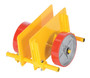 Vestil Steel Adjustable Panel Dolly With Poly-On-Steel Casters - 19-1/4 In. x 15 In. x 10-1/2 In. 1000 lb - Yellow