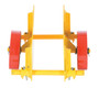 Vestil Steel Adjustable Panel Dolly With Poly-On-Steel Casters - 19-1/4 In. x 15 In. x 10-1/2 In. 1000 lb - Yellow