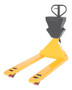 Vestil Steel/Plastic Pallet Truck - 61-3/16 In. x 27 In. x 48 In. 5500 lb Yellow with Black P-Caddy