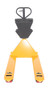 Vestil Steel/Plastic Pallet Truck - 61-3/16 In. x 27 In. x 48 In. 5500 lb Yellow with Black P-Caddy