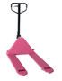Vestil Steel Pallet Truck - 63 In. x 27 In. x 48 In. 5500 lb Pink