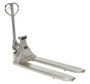 Vestil Stainless Steel Low Profile Pallet Truck with Scale - 61-11/16 In. x 20 In. x 48-5/8 In. 5000 lb - Silver