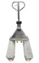 Vestil Stainless Steel Low Profile Pallet Truck with Scale - 61-11/16 In. x 20 In. x 48-5/8 In. 5000 lb - Silver