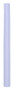 Vestil PVC Plastic Round Corner Guard - 3 In. x 3 In. x 48 In. 90 Degree Rounded - White