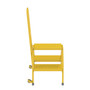 Vestil Steel Portable Two-Step Rolling Perforated - 23-1/2 In. x 20-9/16 In. x 42 In. 300 lb - Yellow