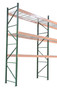 Vestil Steel Pallet Racking Frame - 12 Ft. x 42 In. 24,000 lb - Green