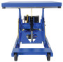 Vestil Steel Heavy Duty Portable Scissor Lift Table - 46 In. 1000 lb - Blue