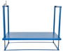 Vestil Steel Ergonomic Post-Crank Worker Platform - 72 In. x 36 In. x 65-5/8 In. 500 lb - Blue