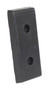Vestil Rubber Edge-O-Dock Leveler Bumper - 8 In. x 18 In. x 2 In. - Black