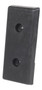 Vestil Rubber Edge-O-Dock Leveler Bumper - 8 In. x 18 In. x 2 In. - Black