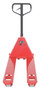 Vestil Steel Low Profile Pallet Truck - 21 In. x 48 In. 4,000 lb - Red