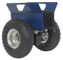 Vestil Steel Heavy Duty Adjustable Panel Dolly Pneumatic Wheels 12 In x 12-15/16 In x - 13-1/4 In 750 lb - Blue
