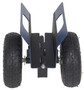 Vestil Steel Heavy Duty Adjustable Panel Dolly Pneumatic Wheels 12 In x 12-15/16 In x - 13-1/4 In 750 lb - Blue