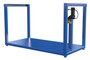 Vestil Steel Ergonomic Electric/Hydraulic Post-Crank Worker Platform - 36-1/4 In. x 73-3/16 In. x 39-1/4 In. 500 lb - Blue