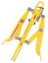 Vestil Steel Heavy Duty Pipe Grab For Cast Iron Pipes - 53 In. x 23-5/8 In. x 36-3/16 In. 2000 lb - Yellow